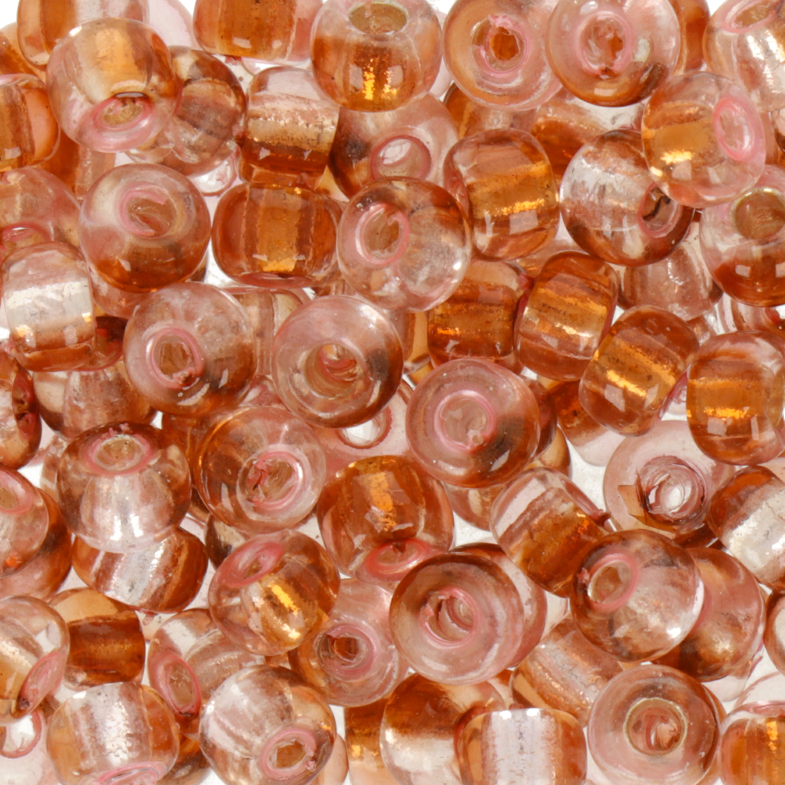 miyuki rocailles 5/0 - rococo silver-lined pink topaz (3280) | 10gr