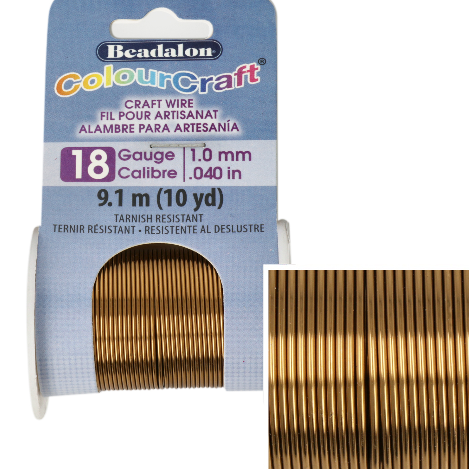 vintage bronze colourcraft - diameter 1mm - 9,1mt spool | 1pc