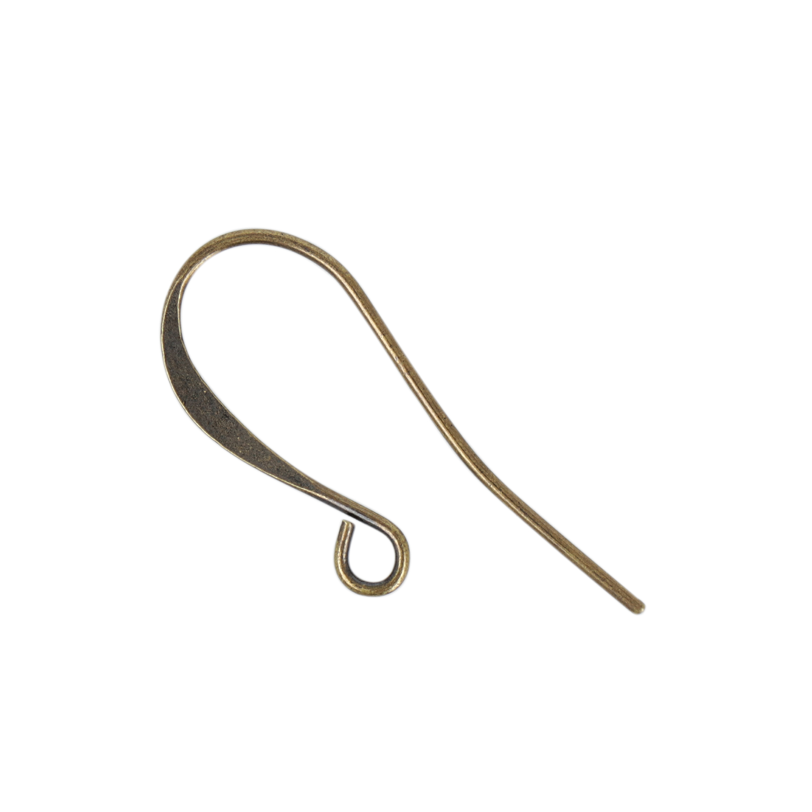 ohrhaken brisuren antik messing 16mm | 18st