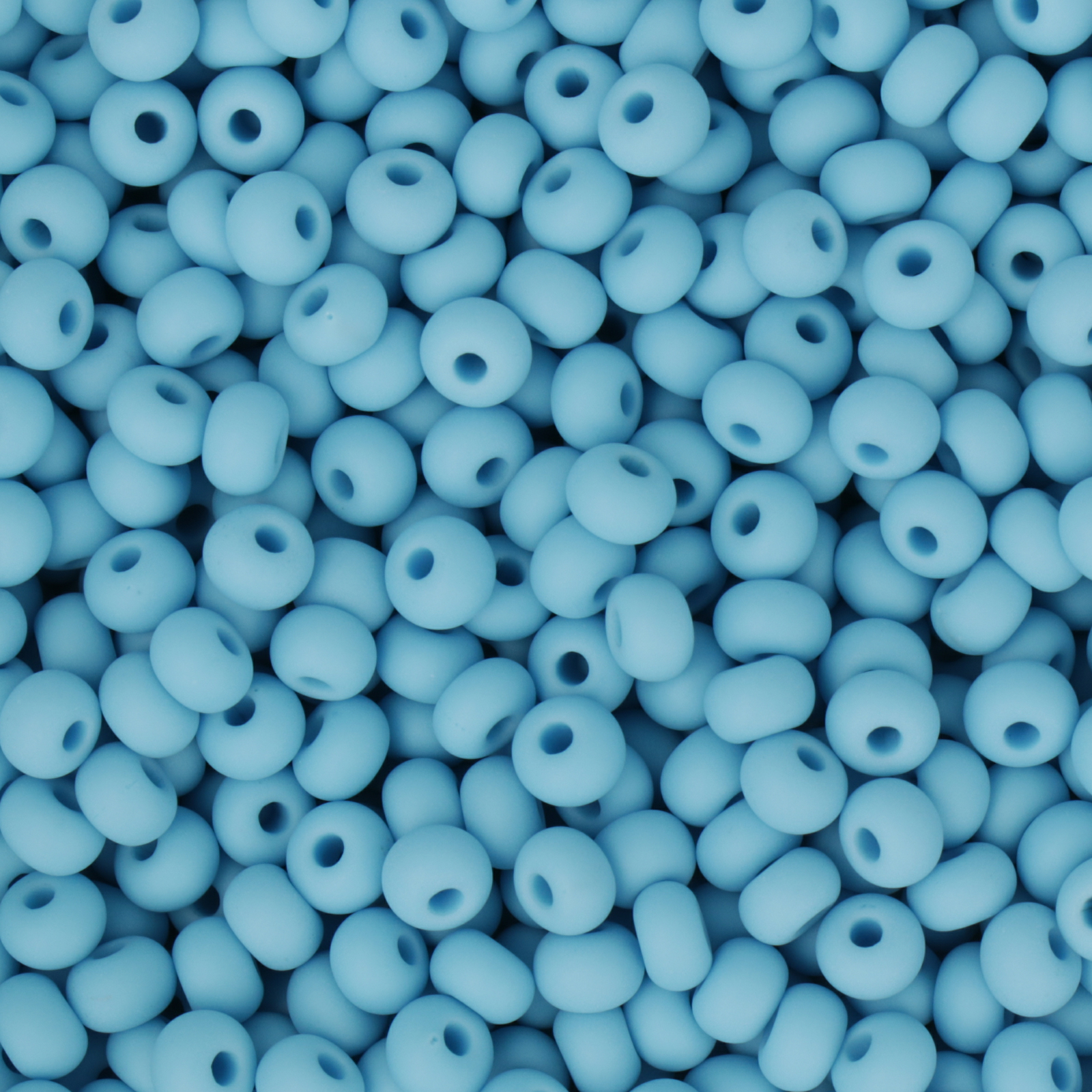 preciosa seed bead rocailles 5/0 opaque blue turquoise | 20gr