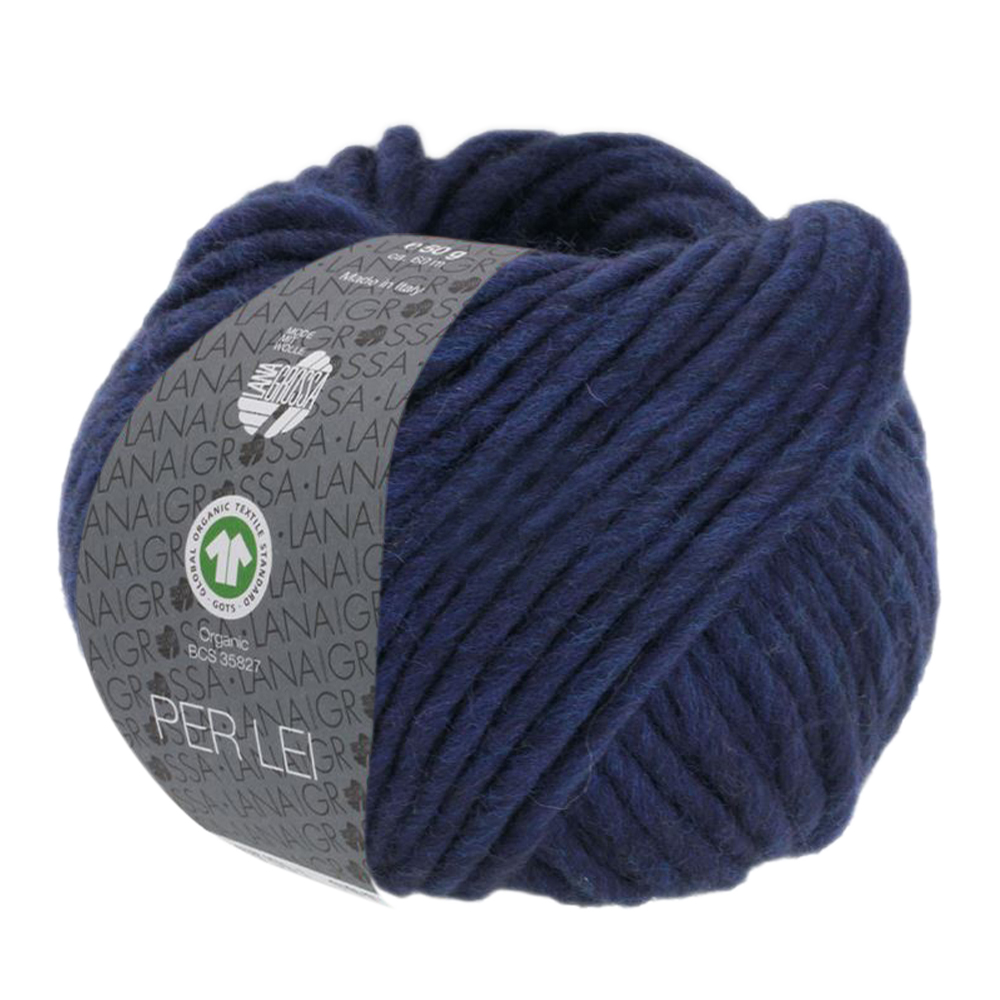 per lei lana grossa - blue (025) - 50gr (60mt) | 1pc