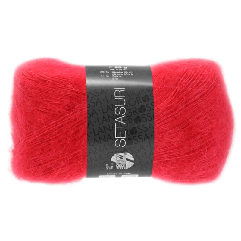 setasuri lana grossa - red (009) - 25gr (212mt) | 1pc