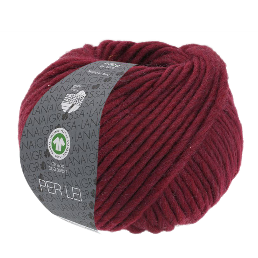 per lei lana grossa - bordeaux (015) - 50gr (60mt) | 1pc