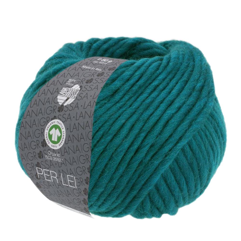 per lei lana grossa - teal (024) - 50gr (60mt) | 1pc