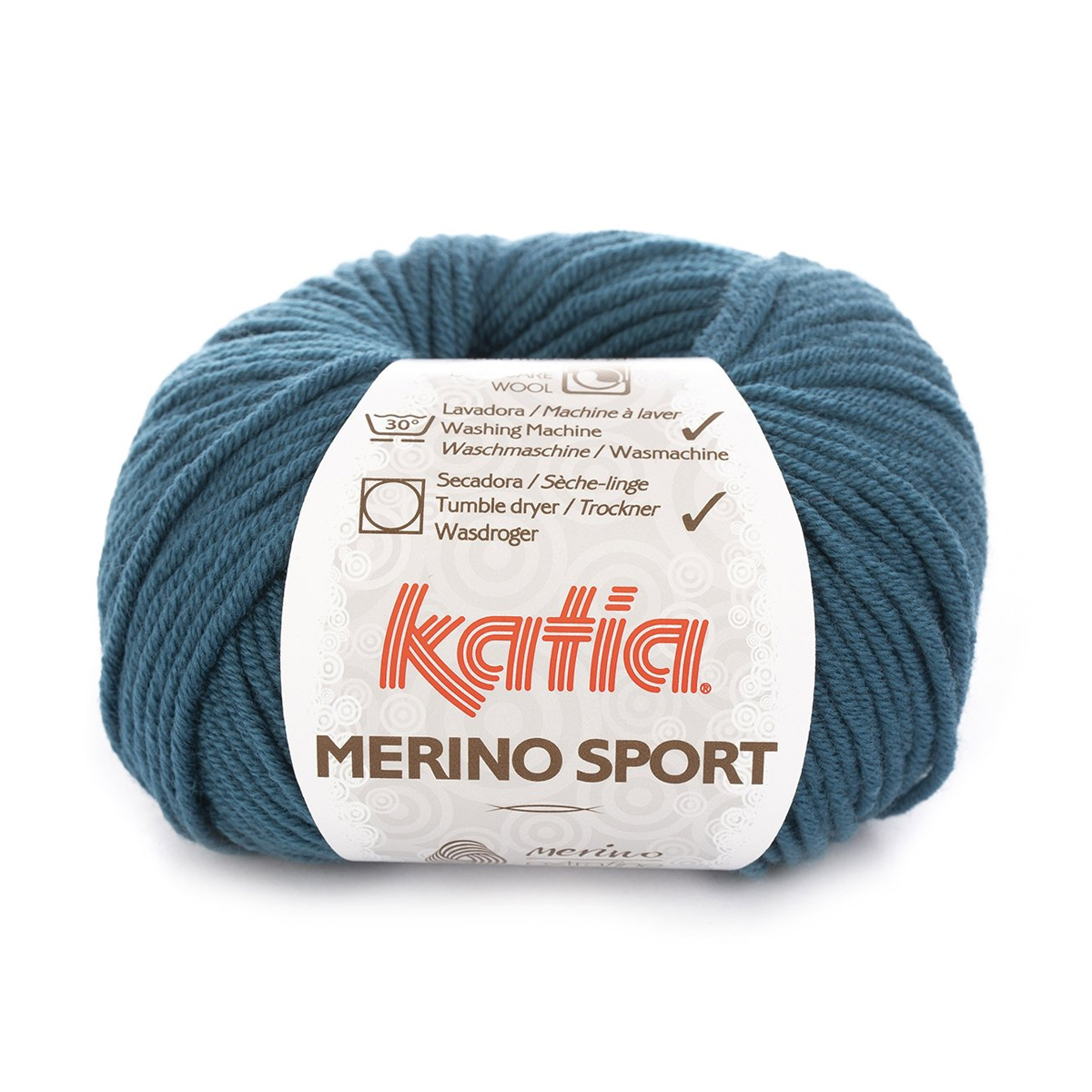 katia merino sport - dark turquoise (33) - 50gr (80mt) | 1pc