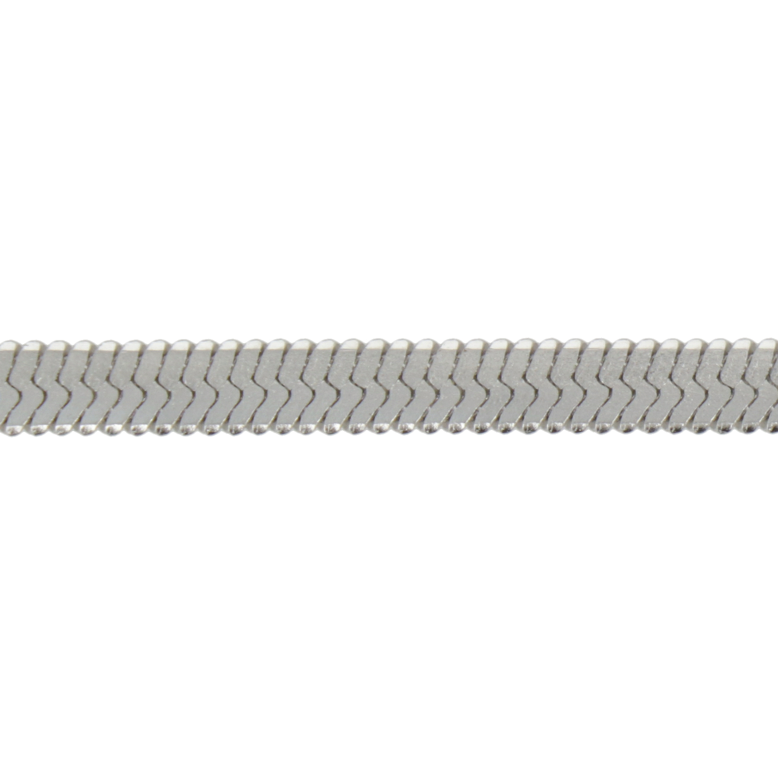 edelstahl ketten snake flach 4mm | 1mt