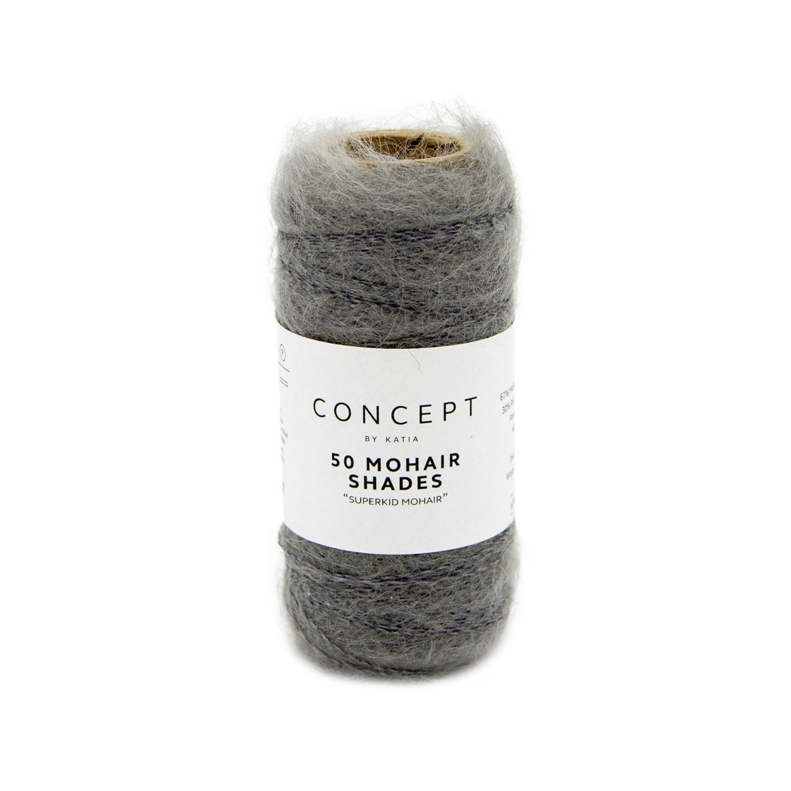 katia 50 mohair shades - medium grey (4) - 20gr (200mt) | 1pc