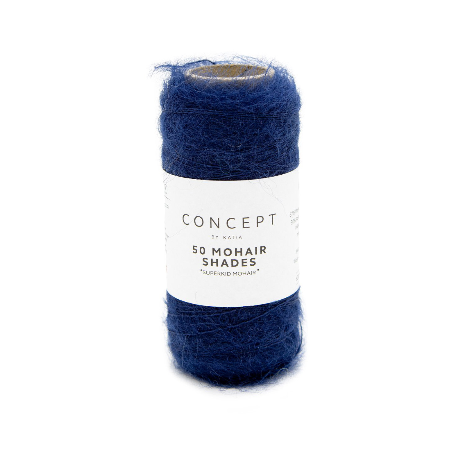 katia 50 mohair shades - navy (34) - 20gr (200mt) | 1pc