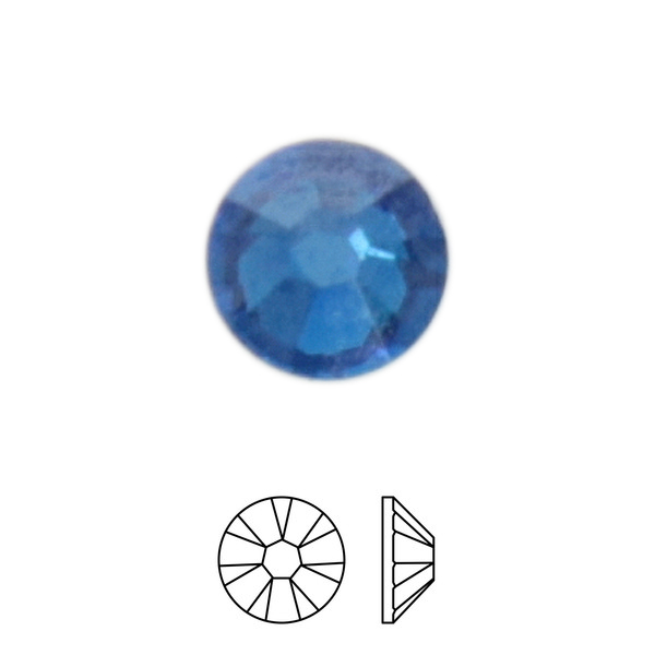 xilion rose no hotfix (2058) capri blue nightfall ss09 (2,50-2,70mm) | 48st