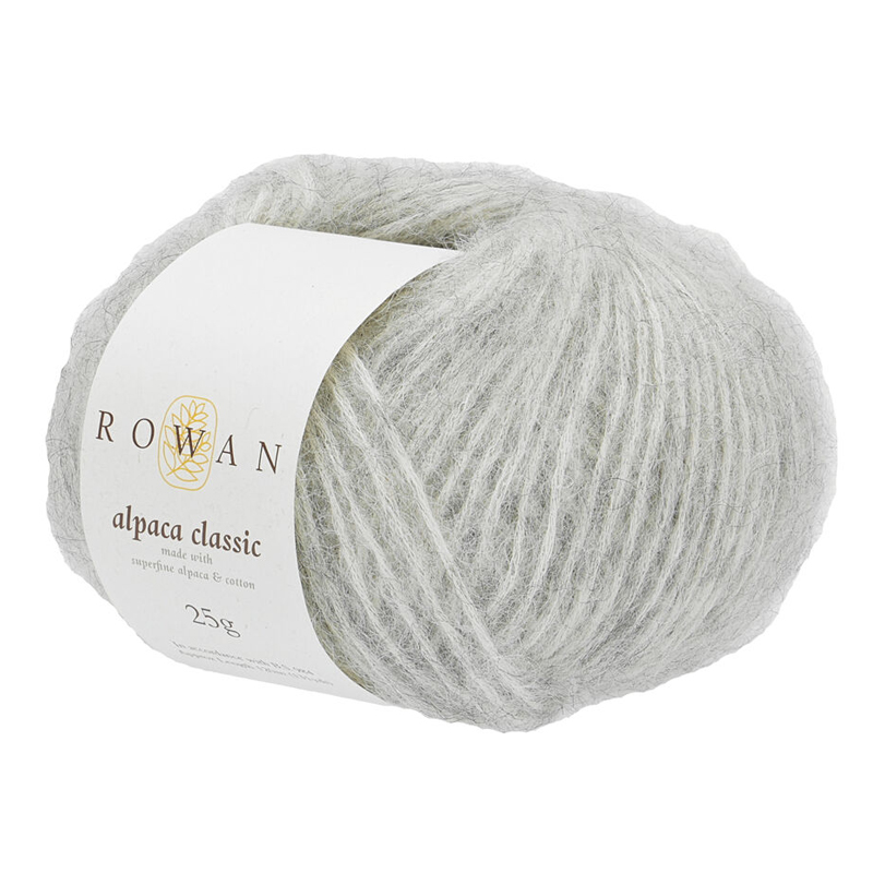 alpaca classic rowan - feather grey melange (101) - 25gr (120mt) | 1pc
