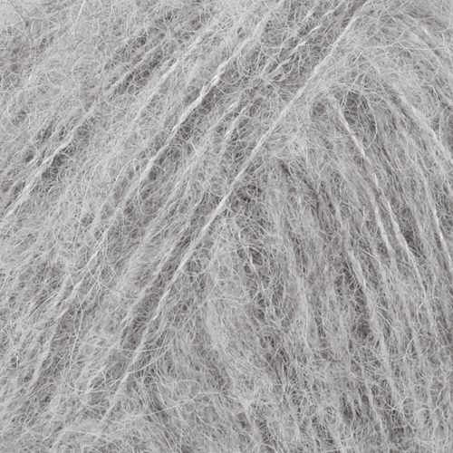 drops brushed alpaca silk uni light grey (02) - 25gr (140mt) | 1st