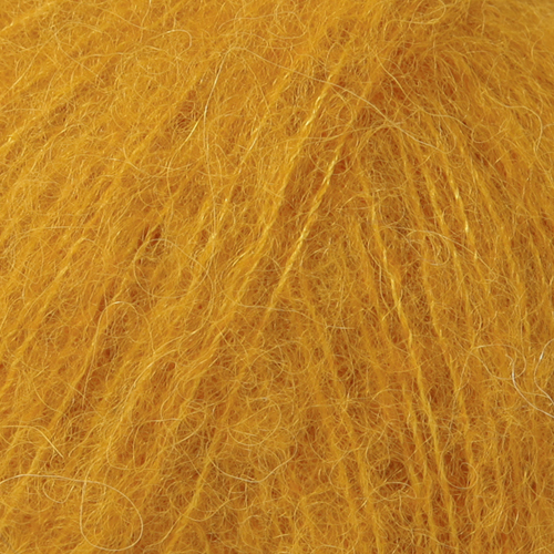 drops brushed alpaca silk uni curry (19) - 25gr (140mt) | 1pc