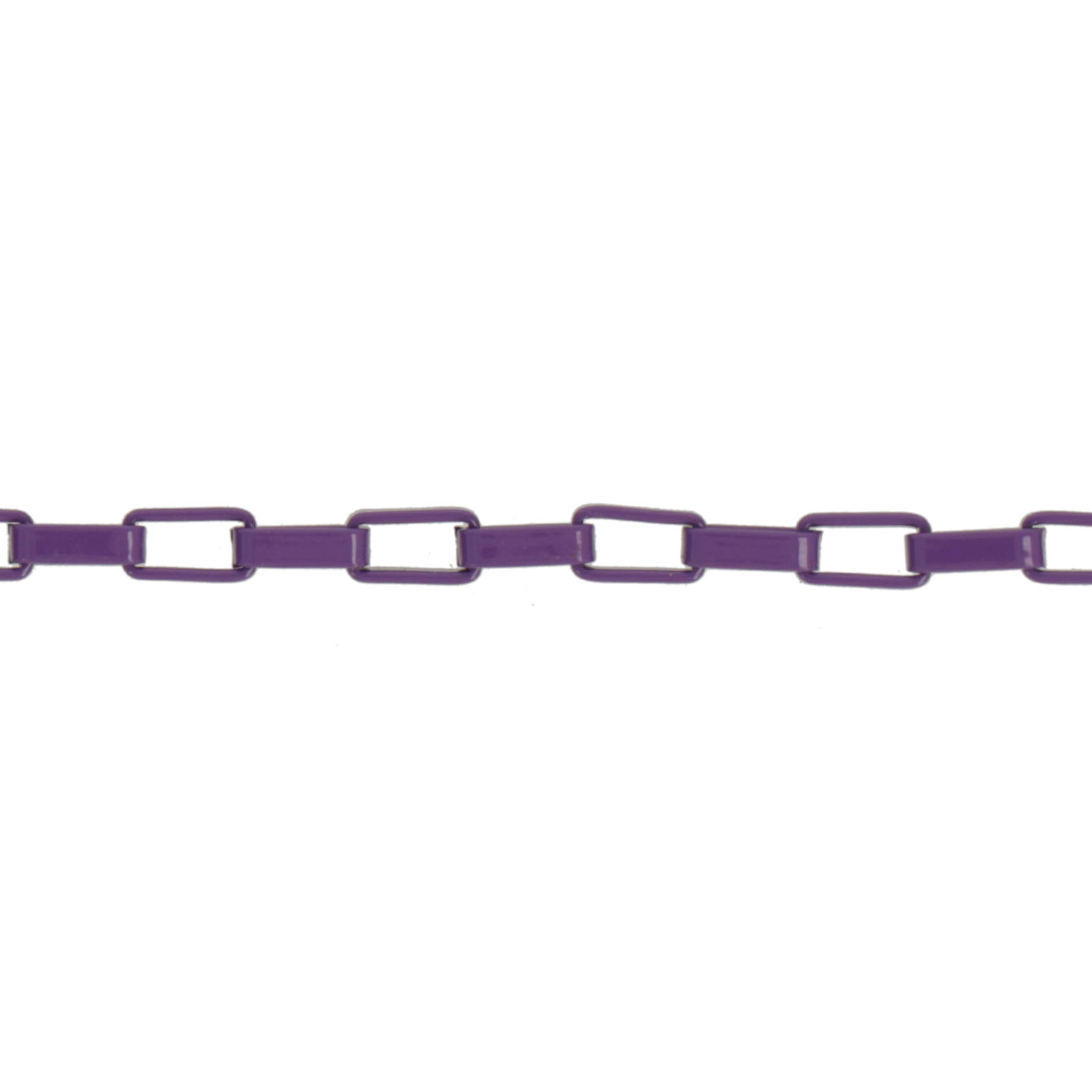 purple enamelled brass box chain 5x2,5mm | 50cm