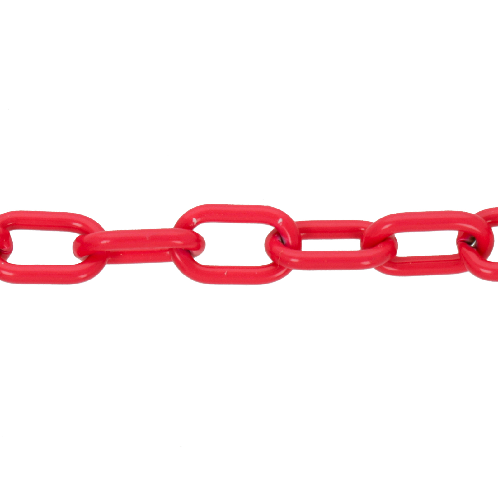 fuchsia enamelled brass oval cable chain 10x6mm | 50cm