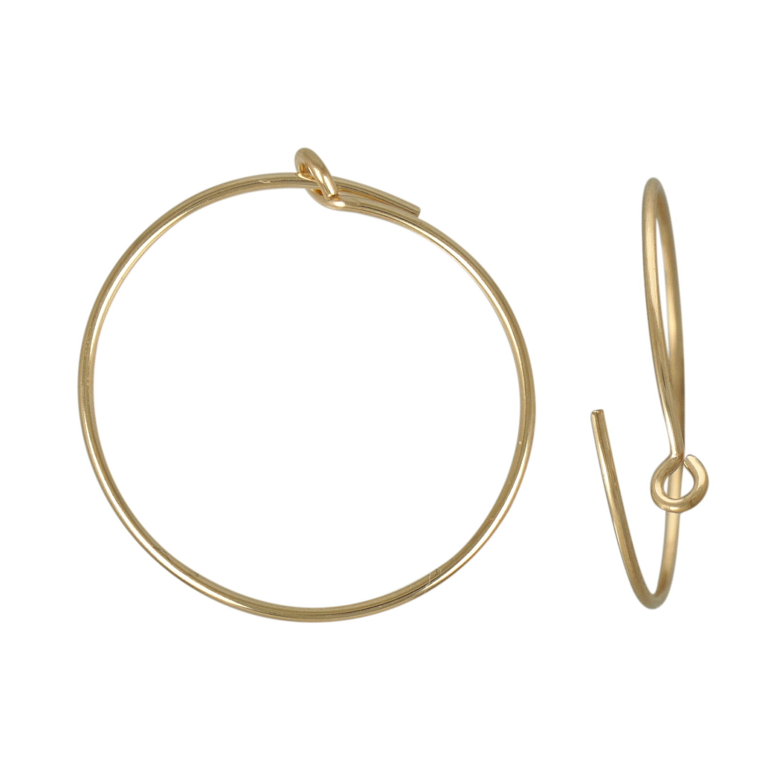 gold-filled 14k hoop earring 20mm | 2pc