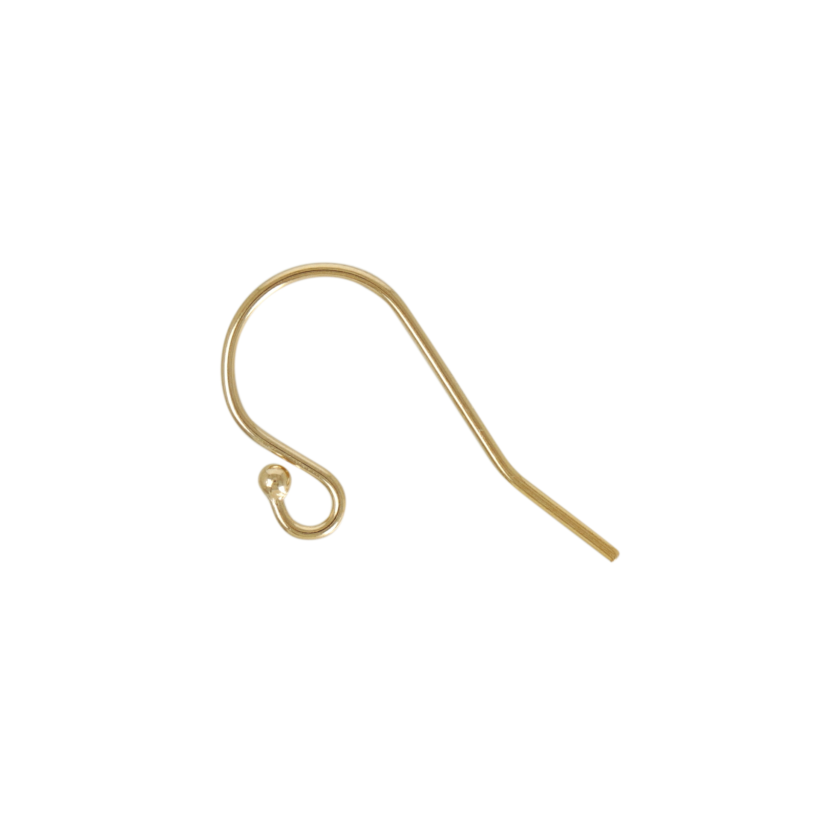 gold-filled 14k flat french earwire 11,5mm | 2pc