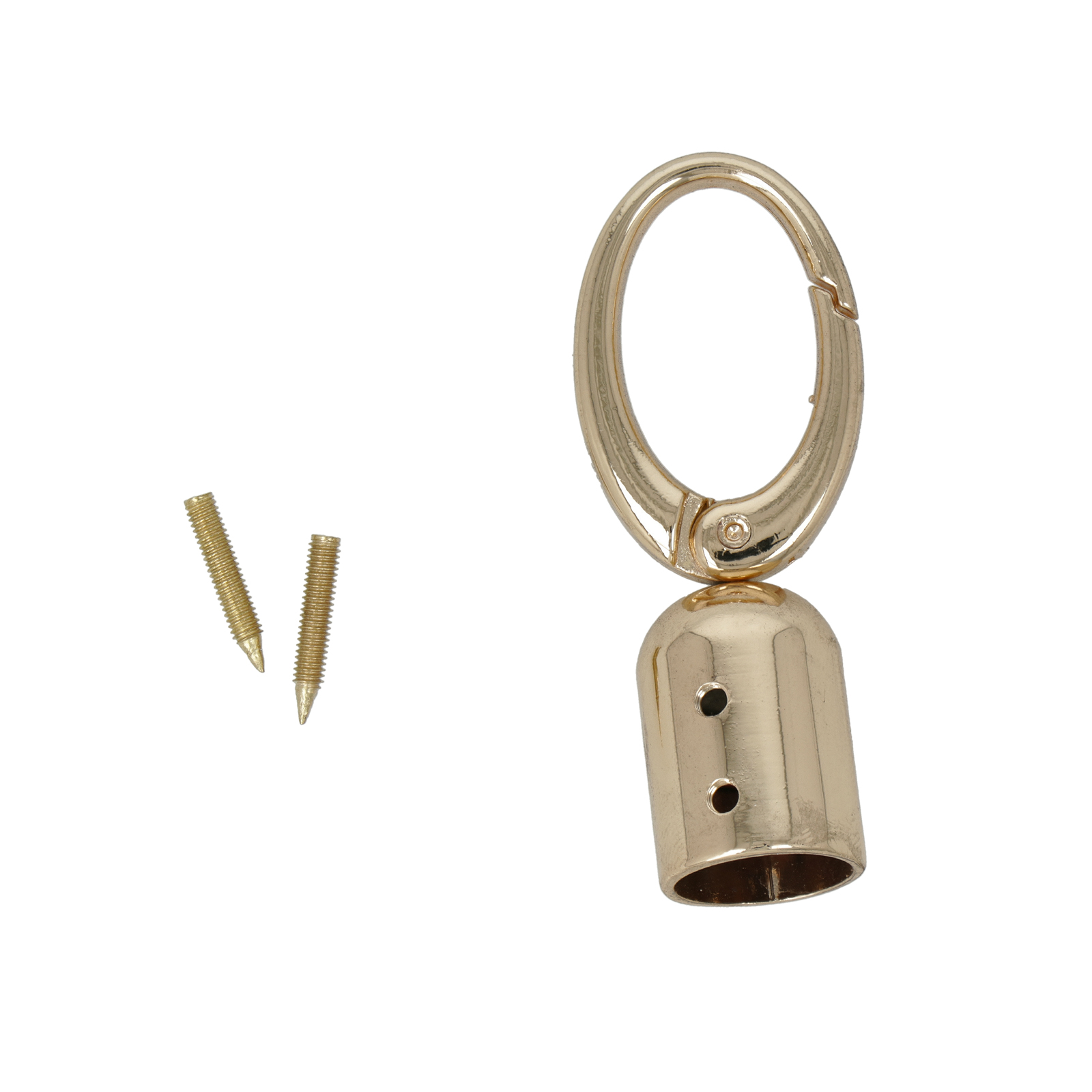 diy bag diy taschen gold carabiner oval 64x24mm (inner 14mm) | 1pc