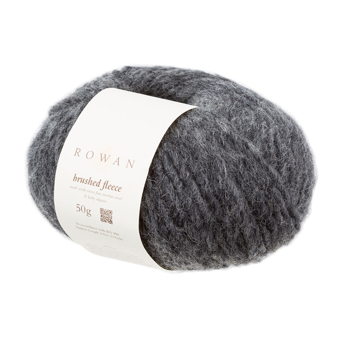 brushed fleece rowan - rock (273) - 50gr (115mt) | 1pc