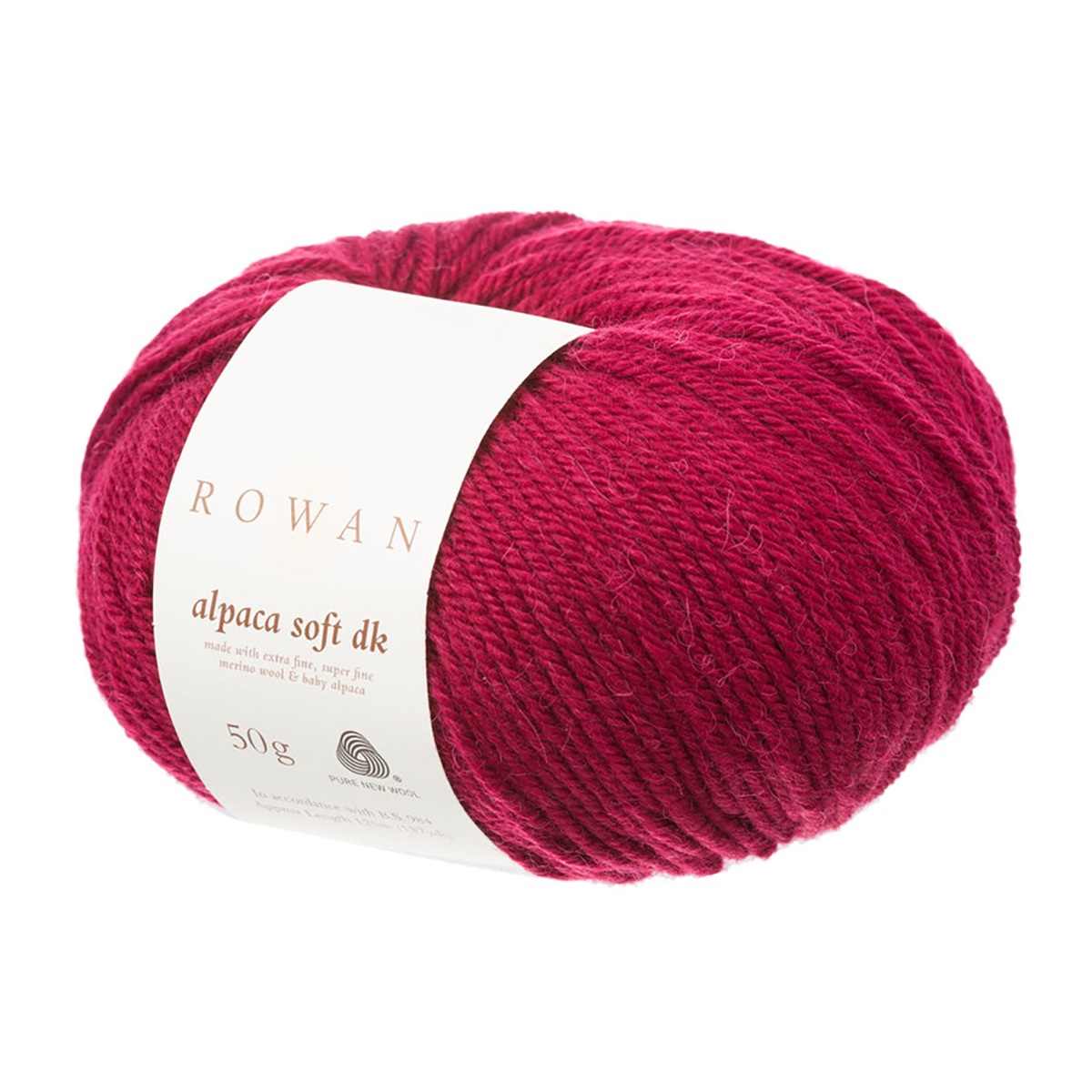 alpaca soft dk rowan - deep rose (206) - 50gr (125mt) | 1pc
