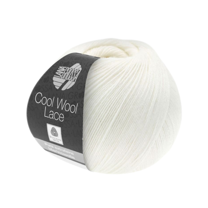 cool wool lace lana grossa - white (028) - 50gr (400mt) | 1pc