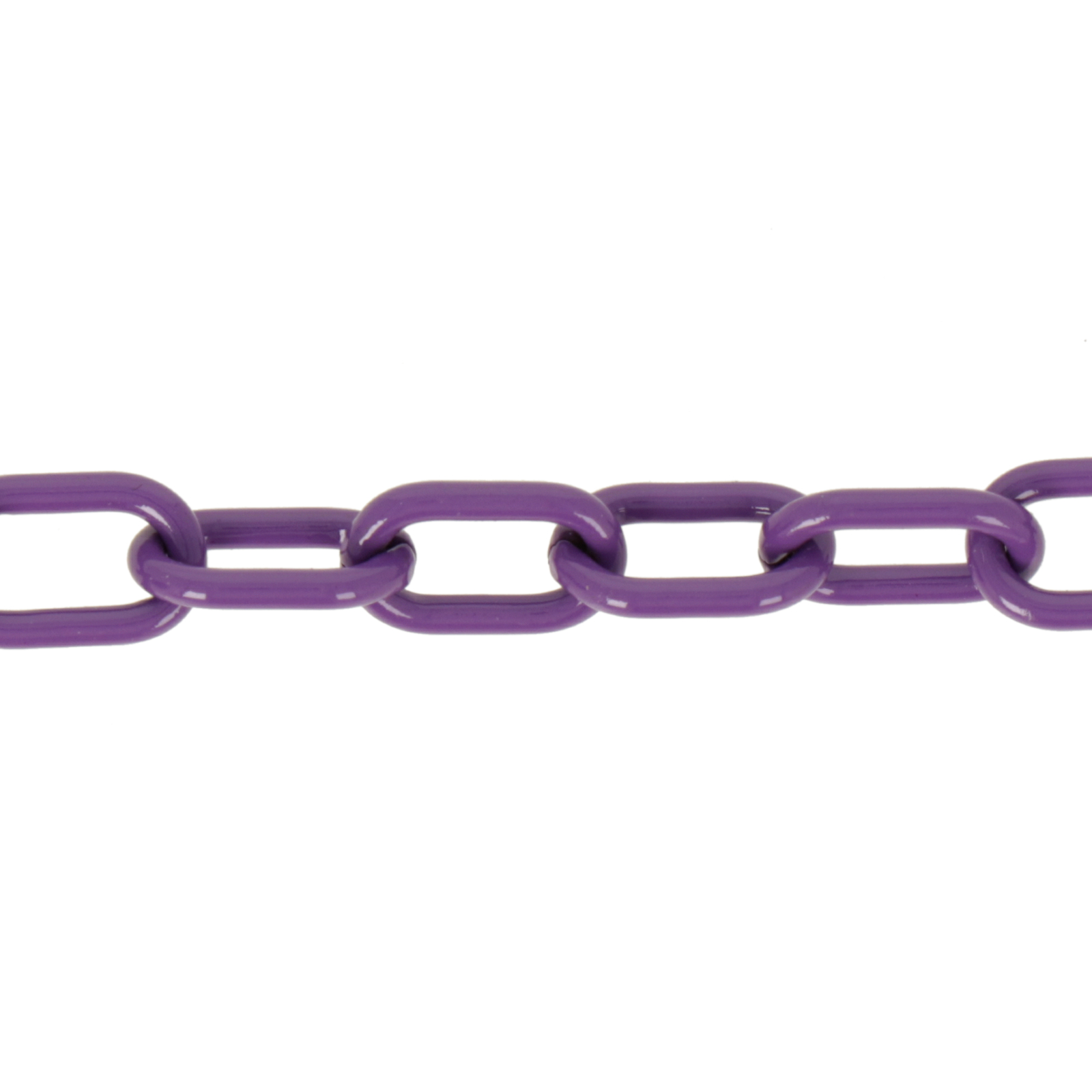 purple enamelled brass oval cable chain 10x6mm | 50cm