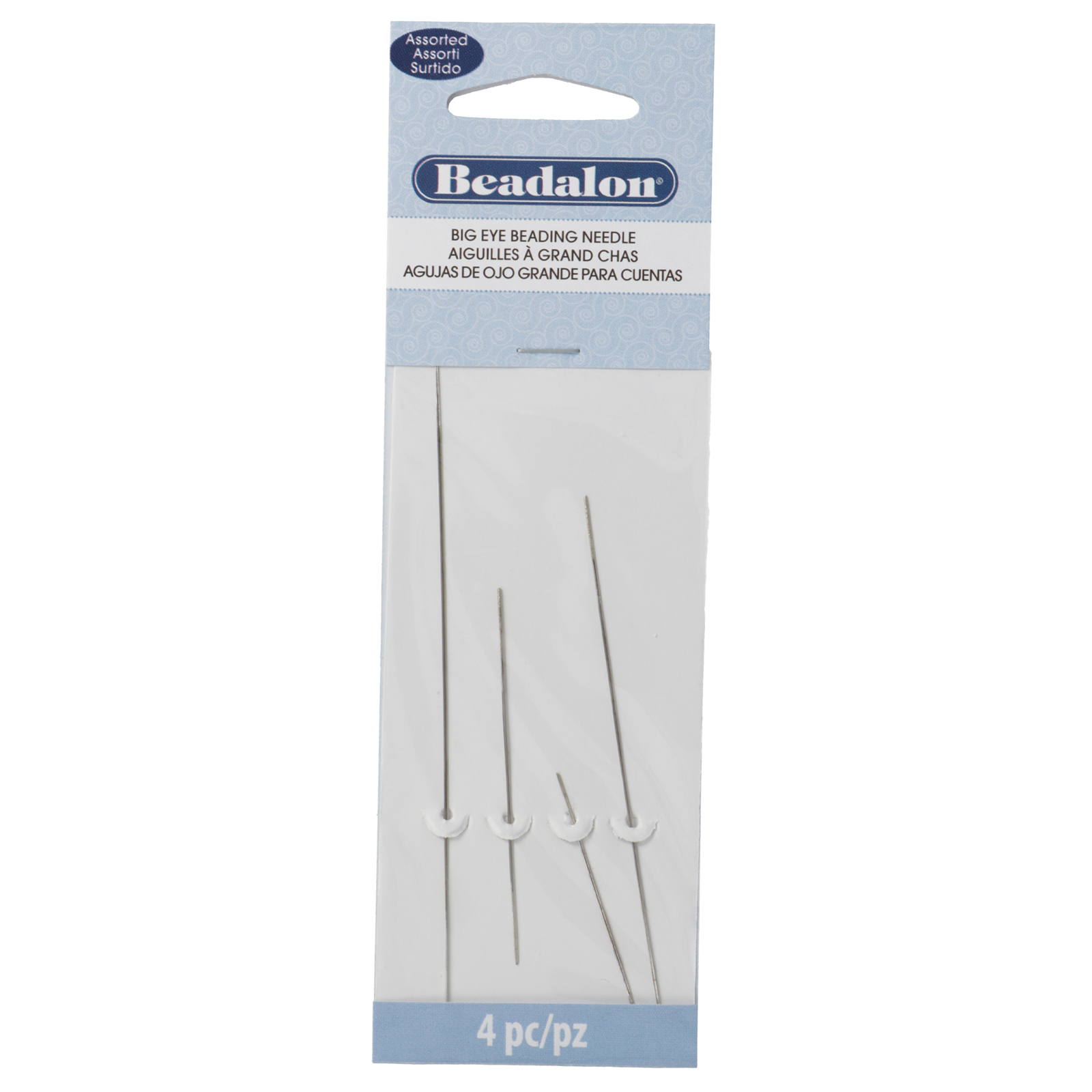 big eye beading needles variety pack - 4pc | 1pc