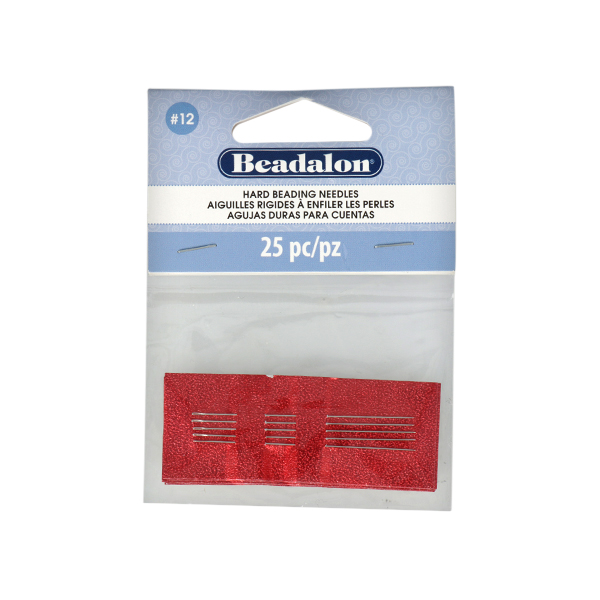 hard beading needles size 12 54mm - 25pc | 1pc