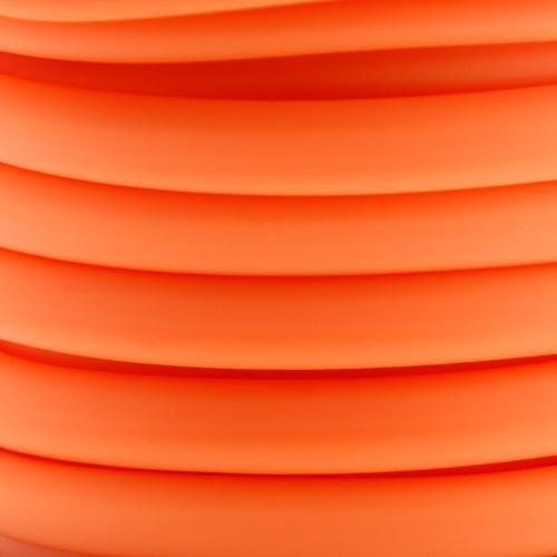 regaliz pvc - fluo orange 9x6mm | 50cm