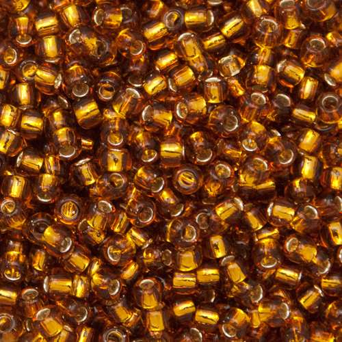 saatperlen toho 8/0 silver-lined topaz (22c) | 10gr