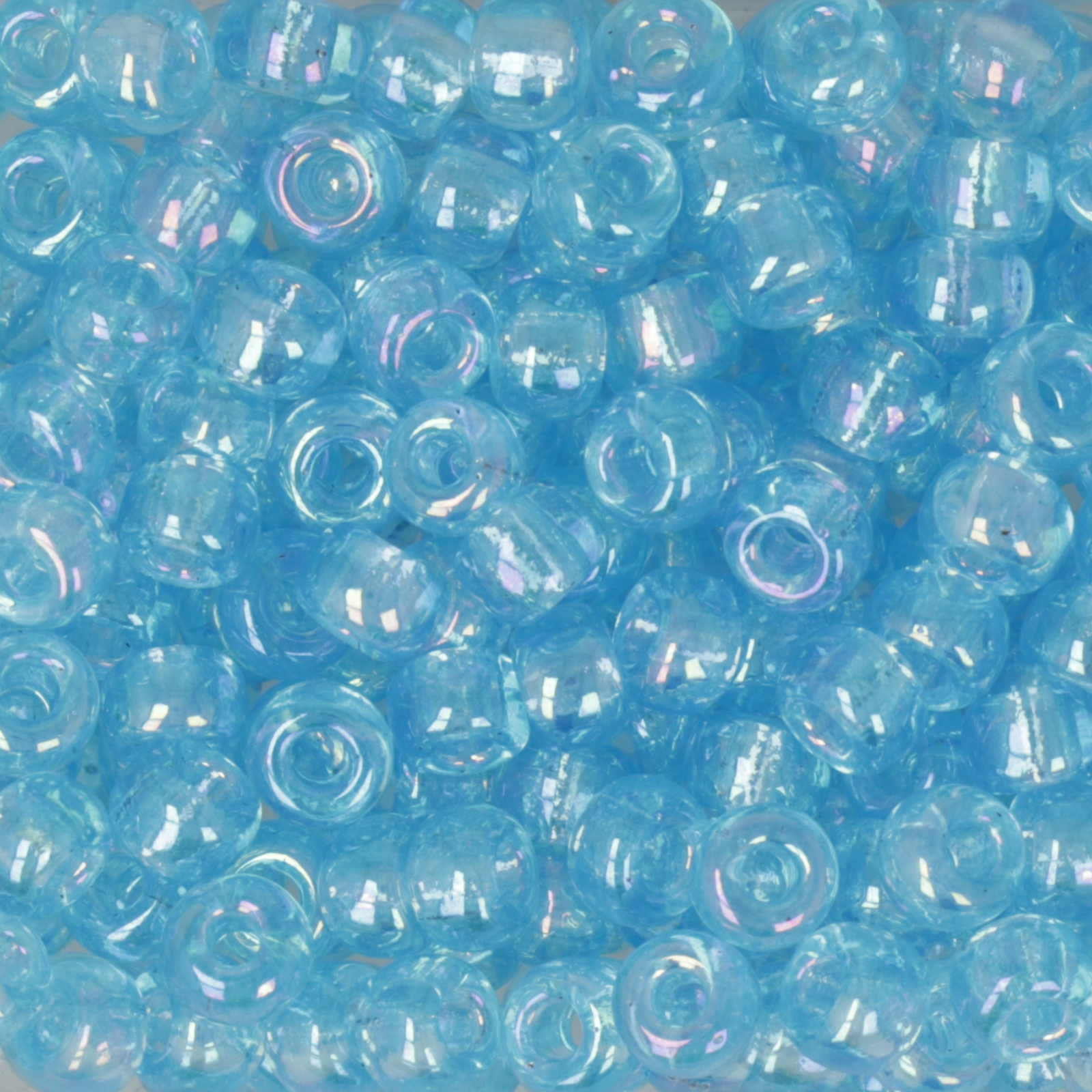 miyuki rocailles 6/0 - transparent aqua ab (260) | 10gr