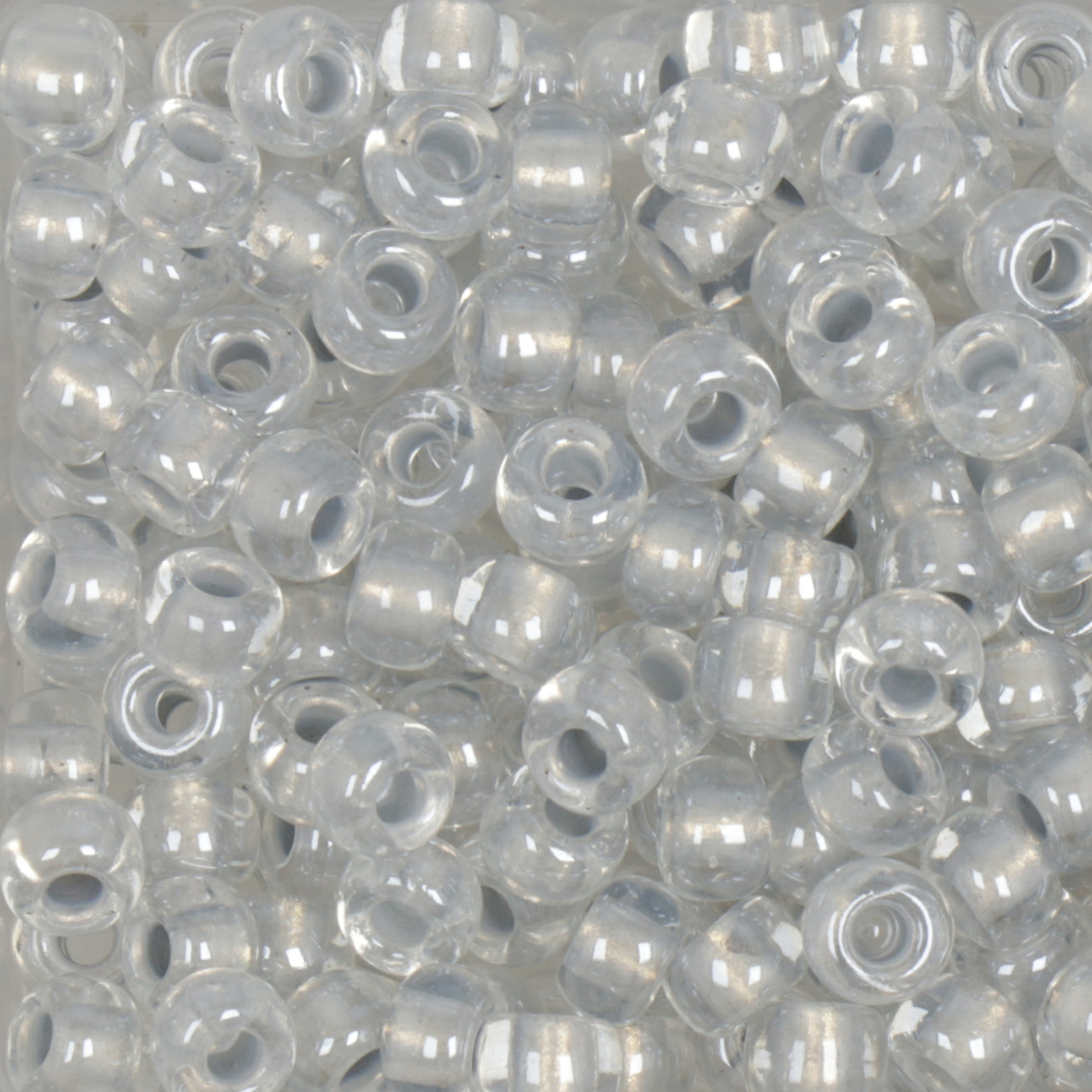 miyuki rocailles 6/0 - inside dyed pearlize silver (4602) | 10gr