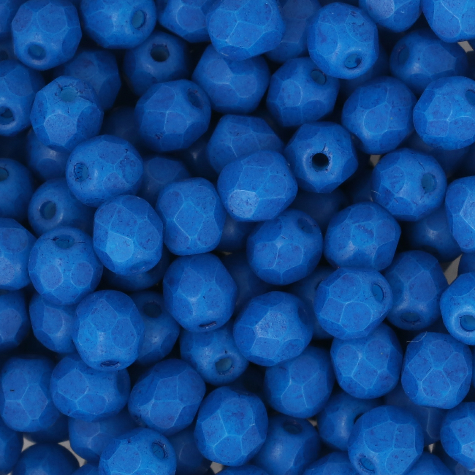 böhmische glasschliffperlen intensive blueberry 4mm | 50st