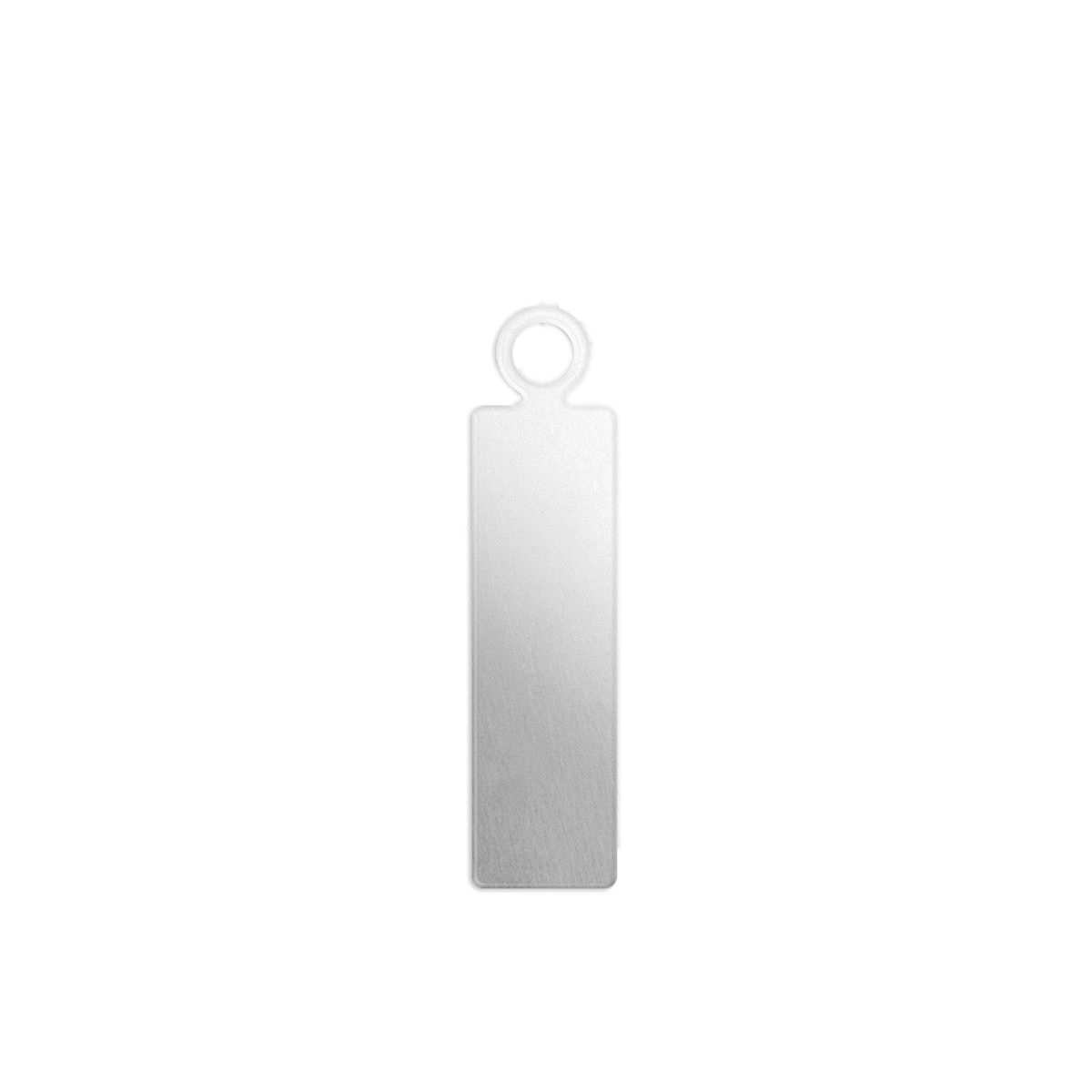 premium metal blanks aluminium tag 18x5mm | 12pc