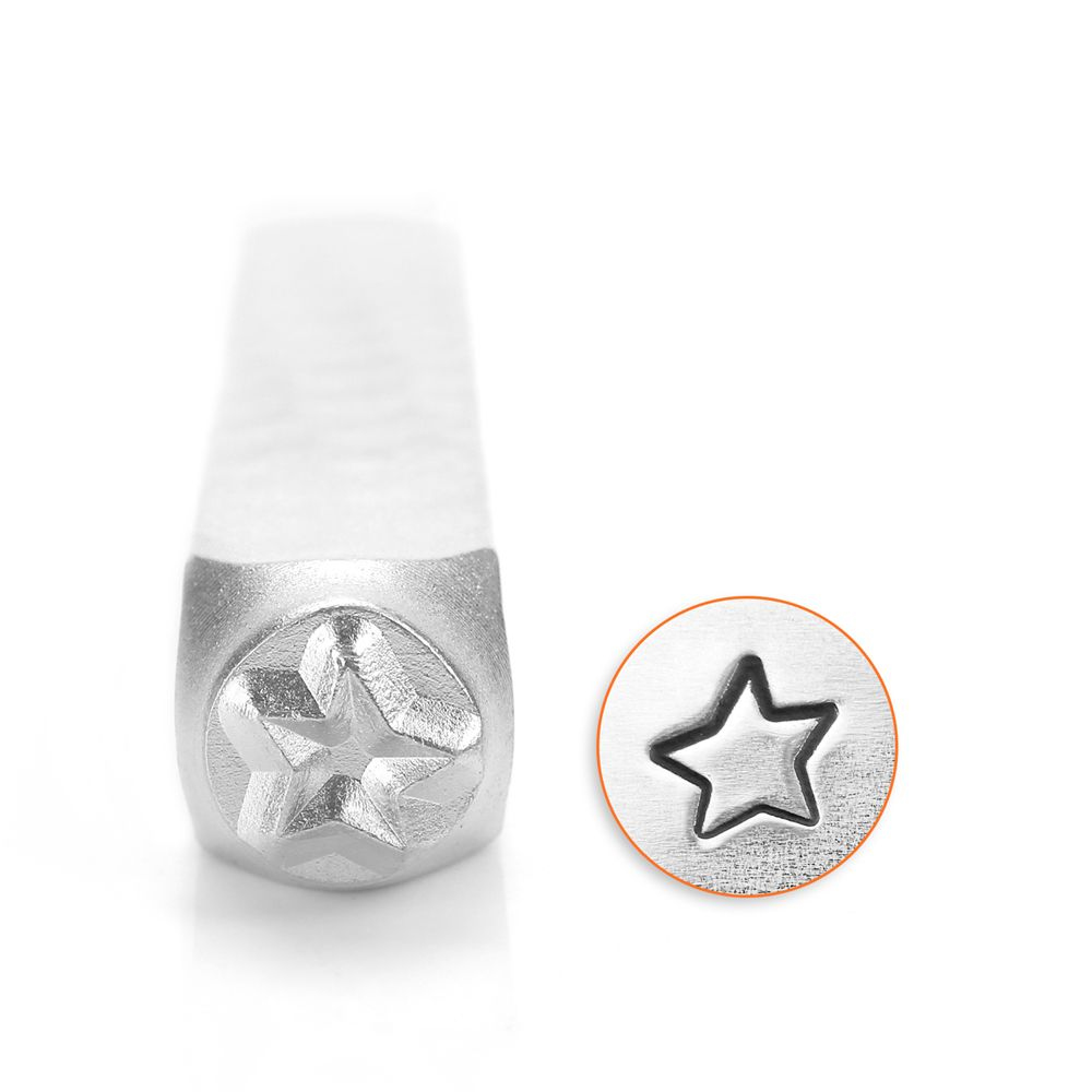 design stamp fun star 6mm | 1pc