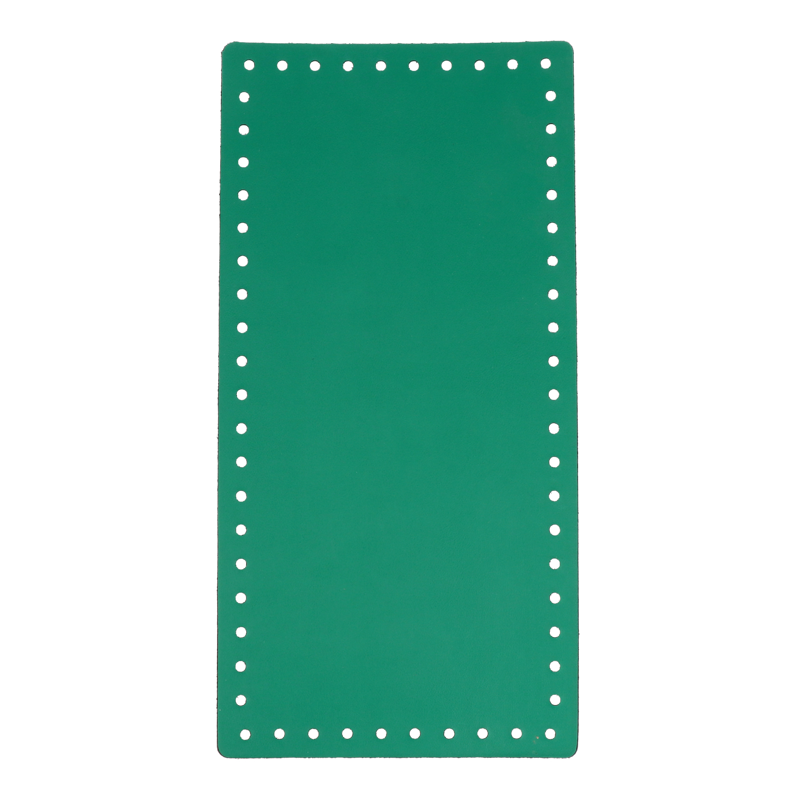 pu leather bottom bag green 30x15cm | 1pc