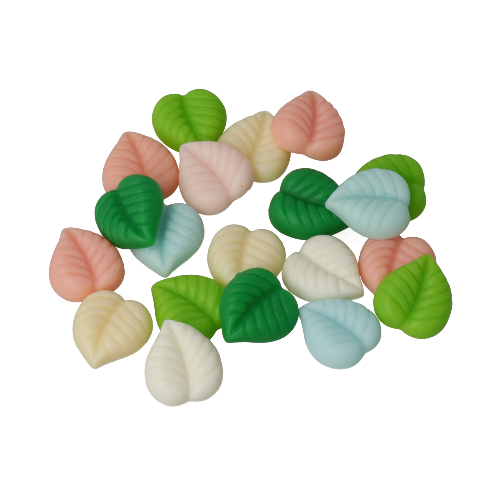 kawaii cabochon mix leaves 14mm aprox. | 20pc