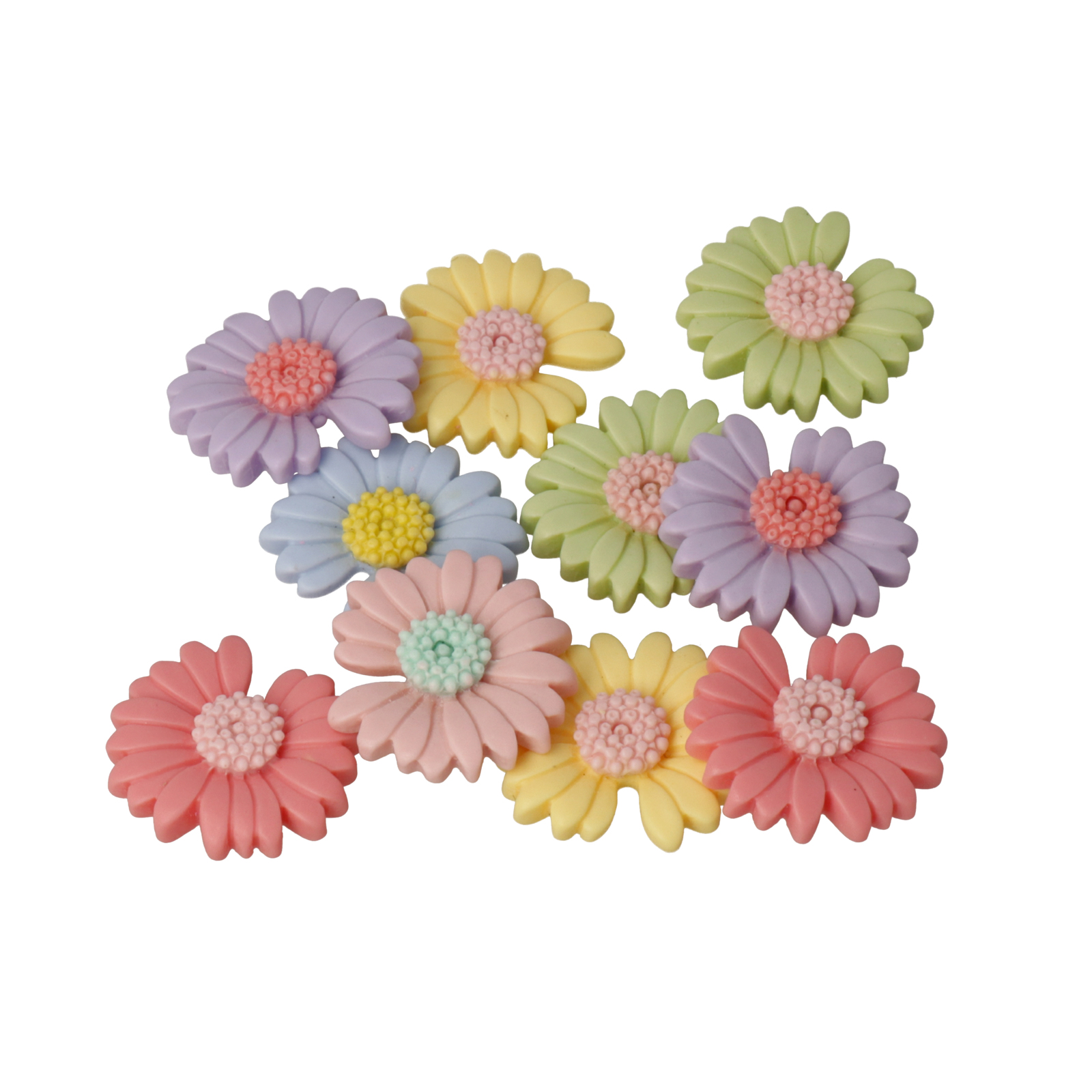 kawaii cabochon mix daisy 20mm aprox. | 10pc