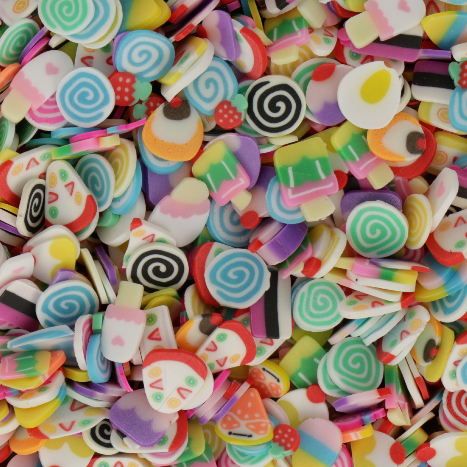 polymer clay slice - cupcakes 5mm | 25gr