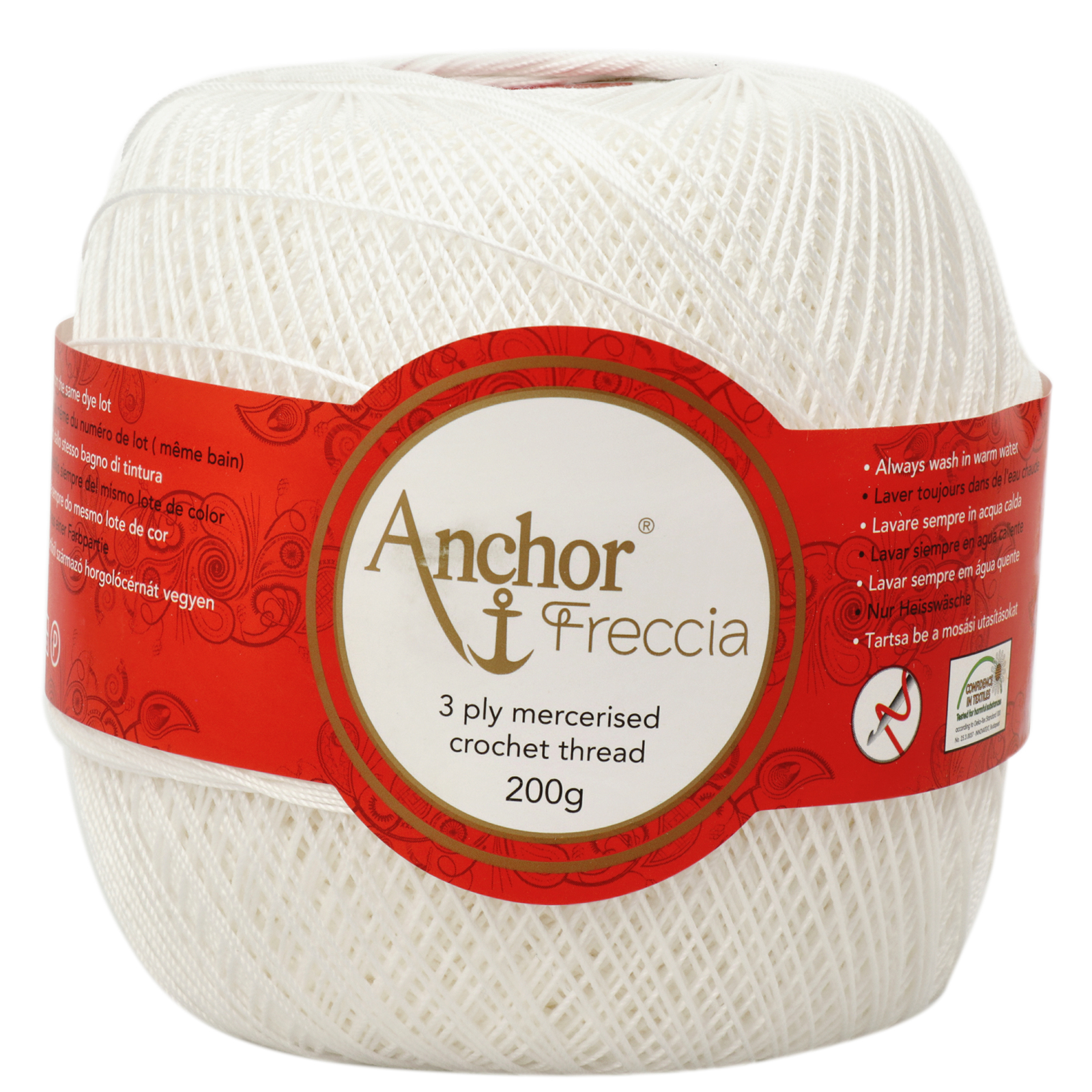 anchor freccia 8 - white (07901) - 200gr (780mt) | 1pc