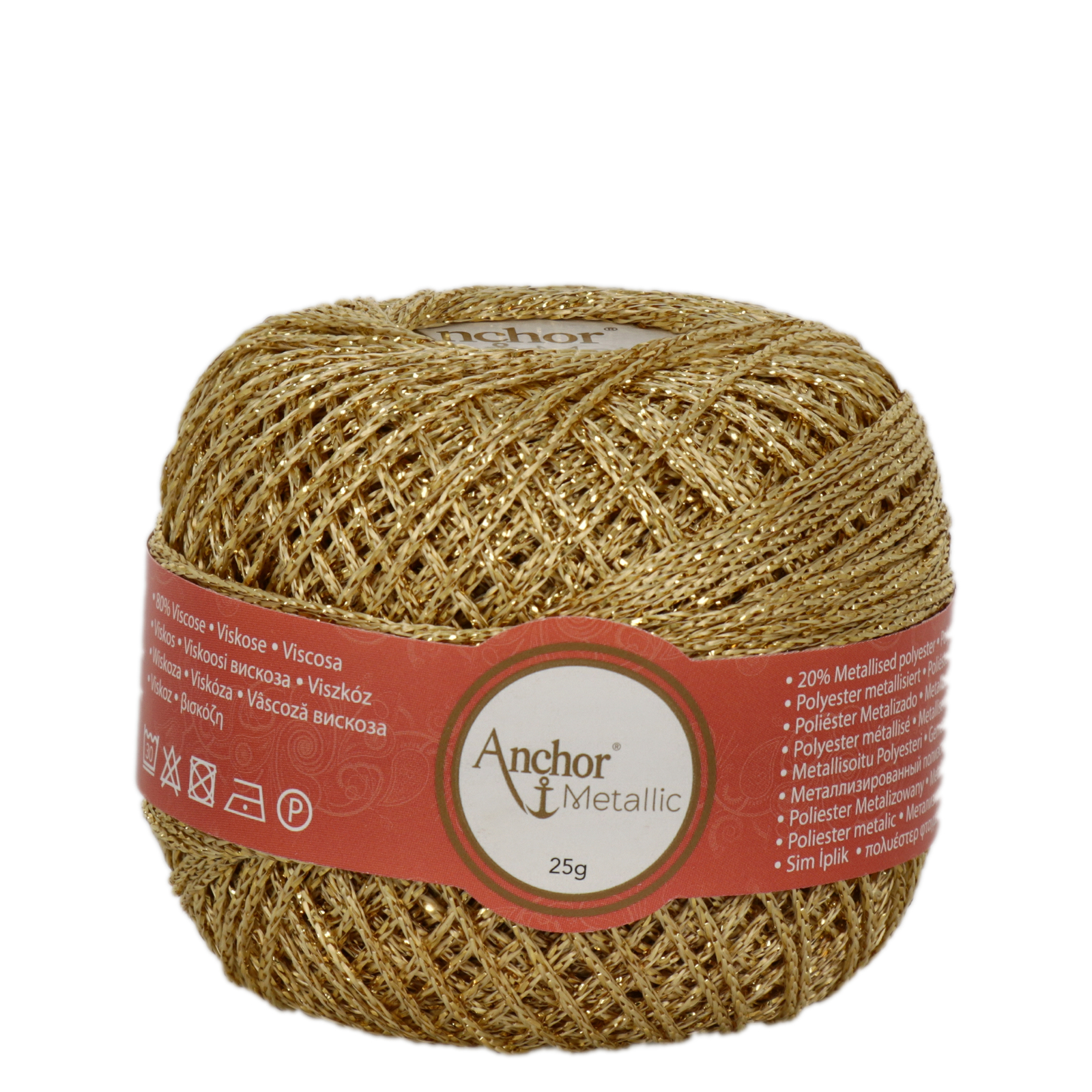 anchor metallic - gold (00300) - 25gr (100mt) | 1pc
