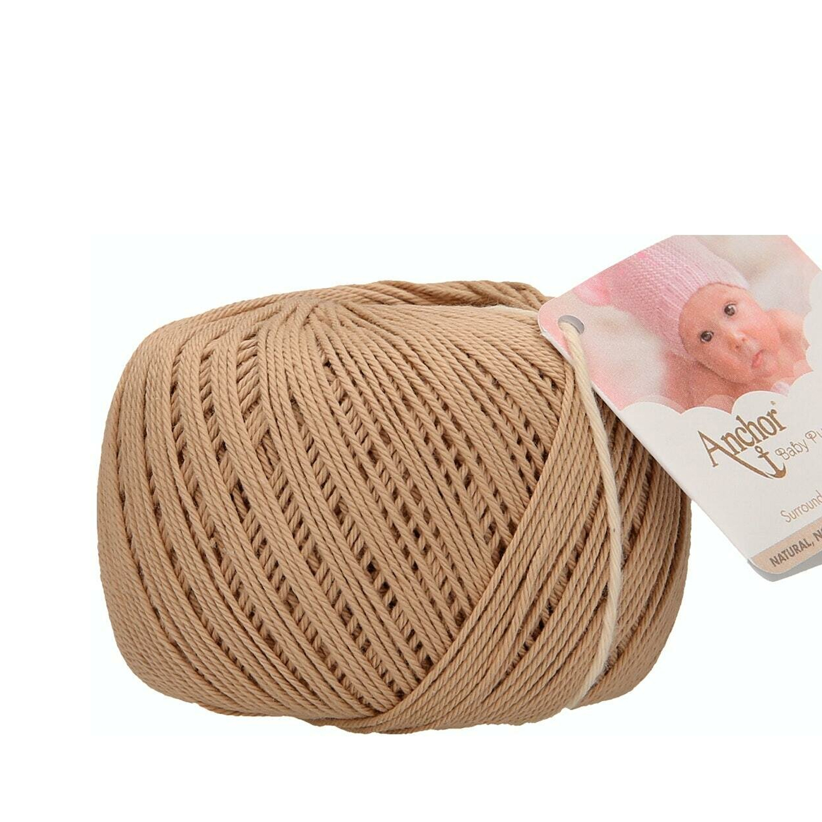anchor baby pure cotton - beige (00107) - 50gr (165mt) | 1pc