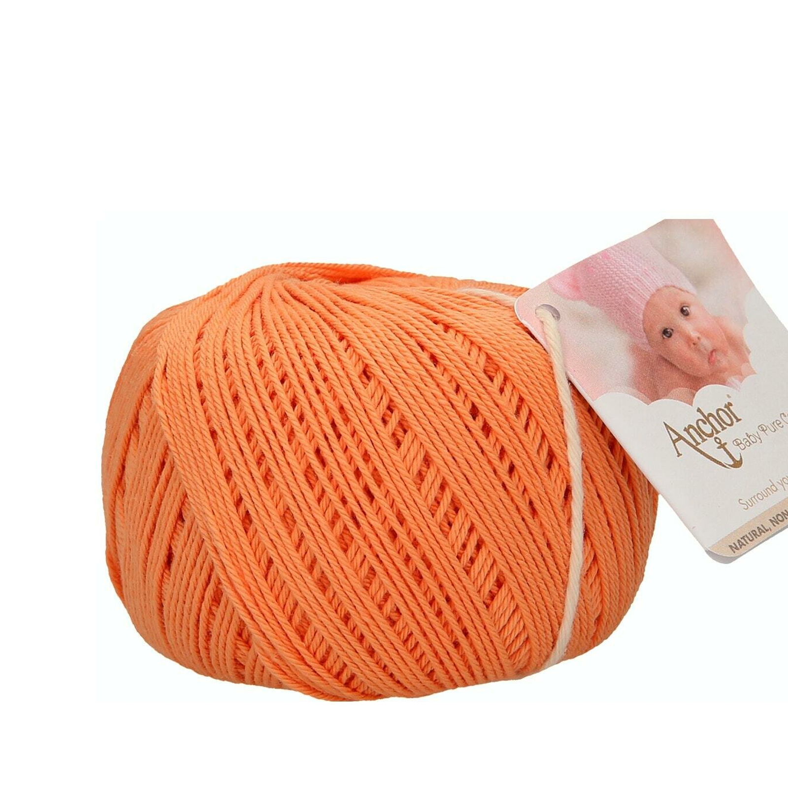 anchor baby pure cotton - orange (00181) - 50gr (165mt) | 1pc