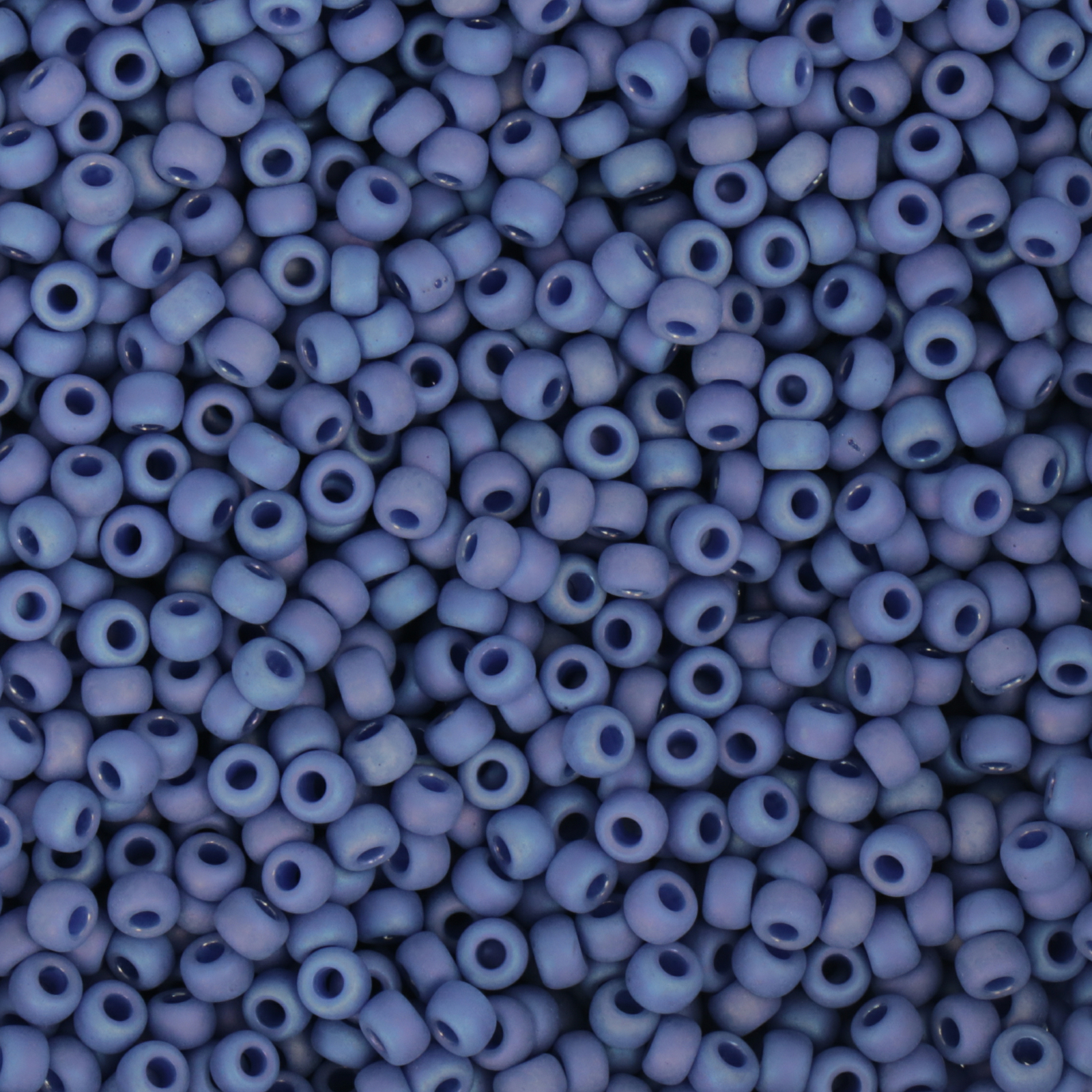 miyuki rocailles 8/0 - opaque glazed frosted soft blue (4704) | 10gr