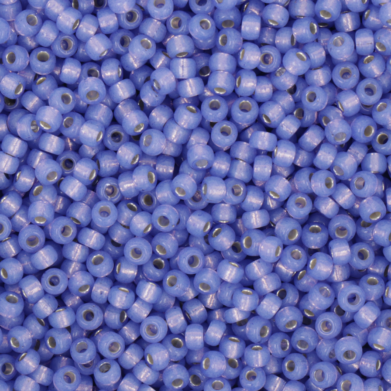 miyuki rocailles 8/0 - dyed silver-lined alabaster violet (649) | 10gr