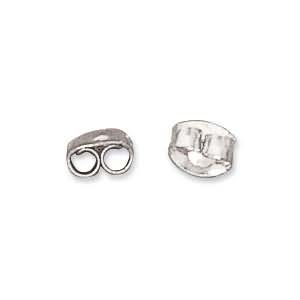 ohrstopper rhodium versilbert 6mm | 50st