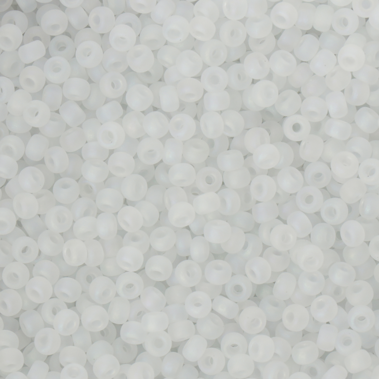 miyuki rocailles 8/0 - matte crystal ab (131fr) | 10gr