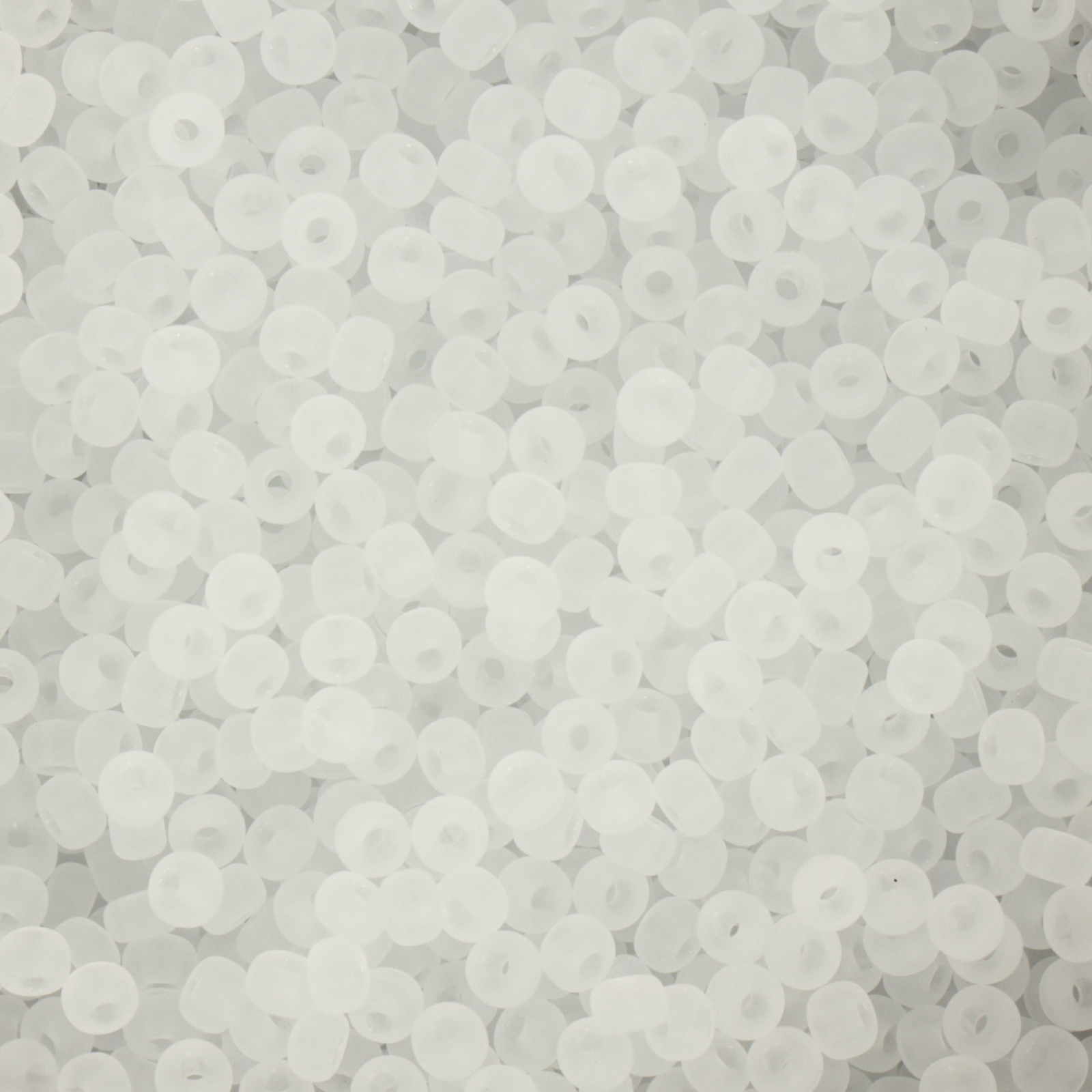 miyuki rocailles 8/0 - matte crystal (131f) | 10gr
