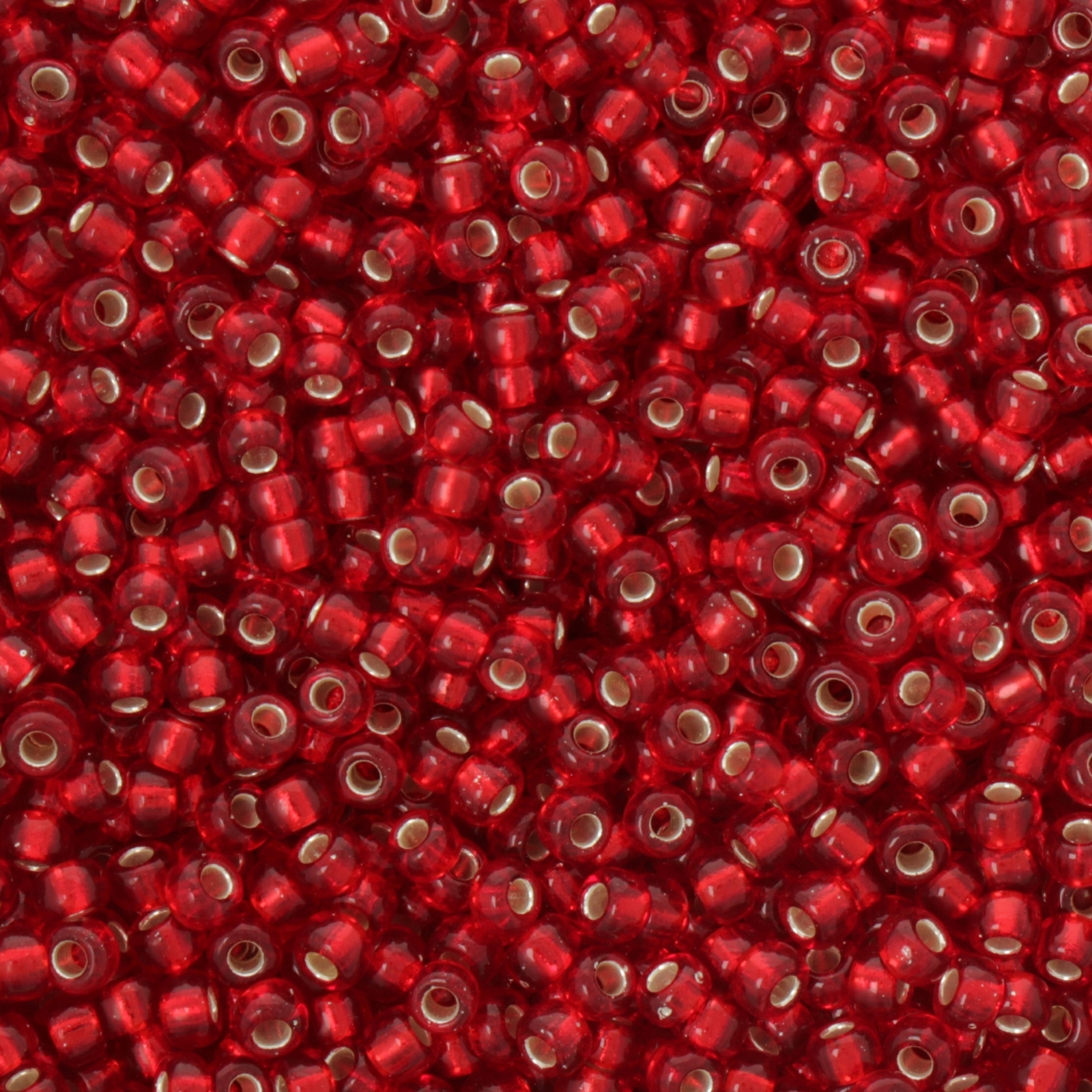 miyuki rocailles 8/0 - silver-lined ruby (11) | 10gr