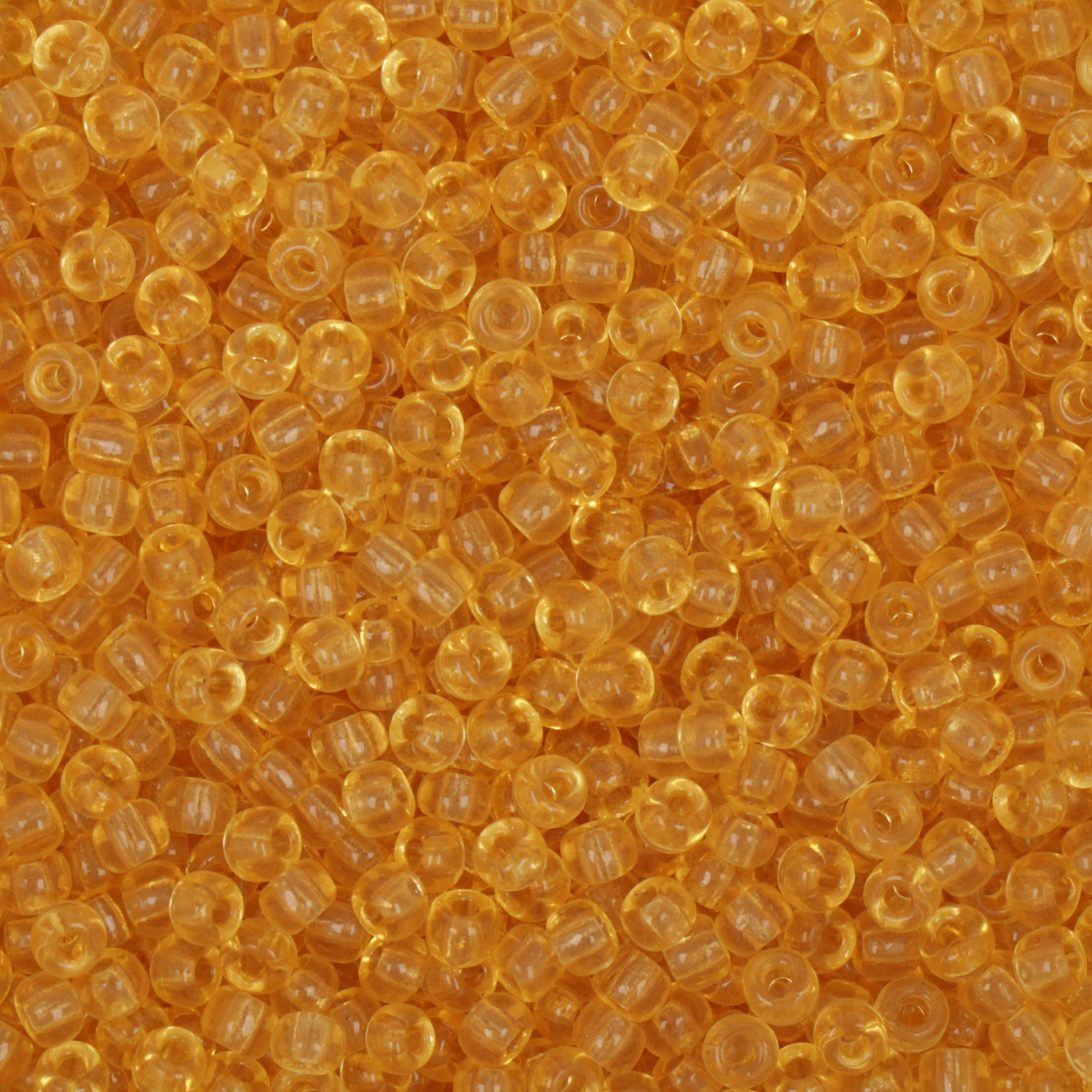 miyuki rocailles 8/0 - transparent light topaz (132) | 10gr
