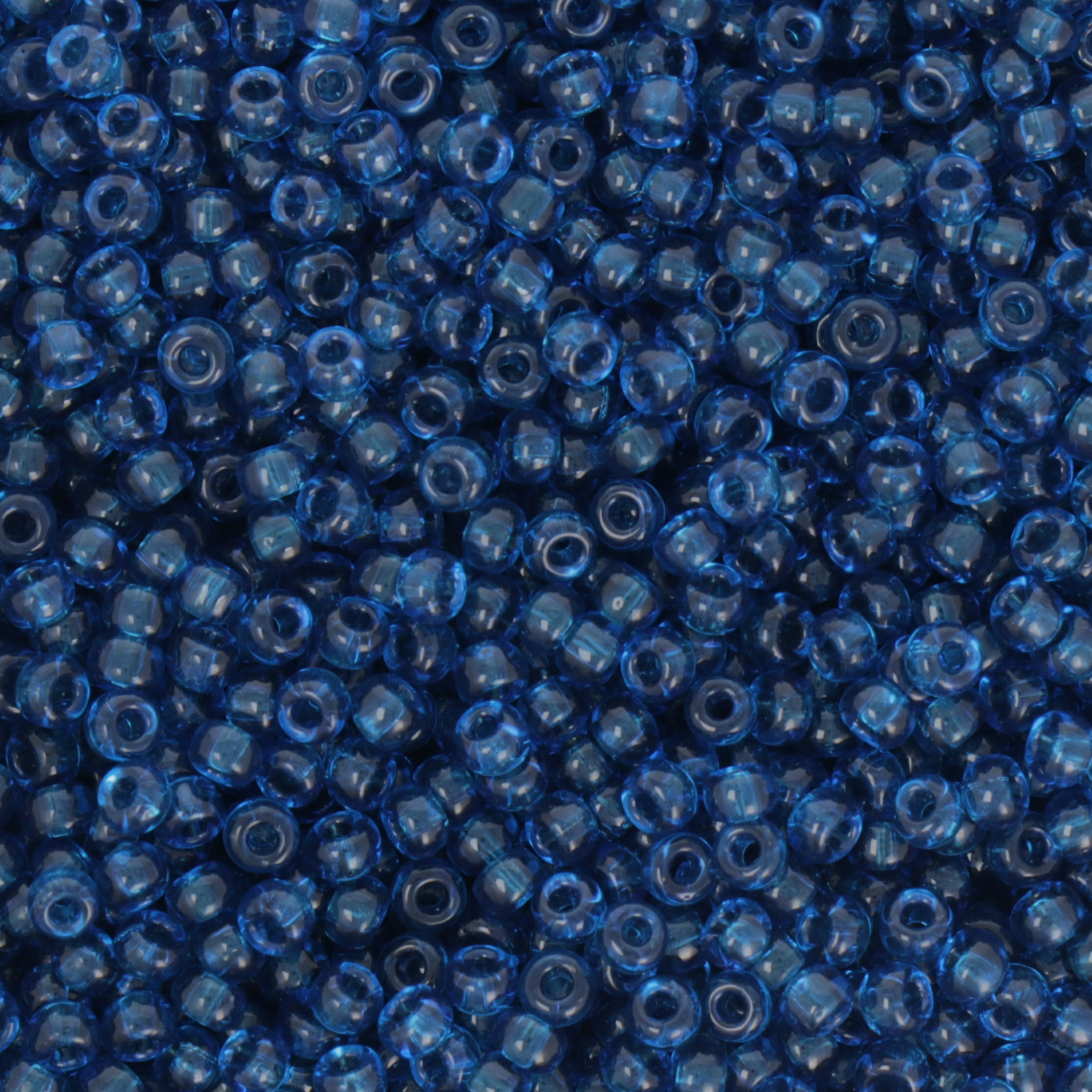 miyuki rocailles 8/0 - transparent capri blue (149) | 10gr